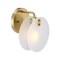 Designers Fountain Sky Fall 8 in. 1-Light Brushed Gold Wall Sconce Light with Etched Fluted Glass Shade for Bathrooms D311C-WS-BG - alternate 5